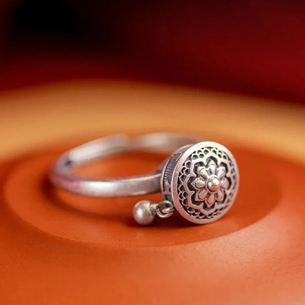 Anillo Budista Porta-Suerte Plata De Ley - (Oferta 2x1)